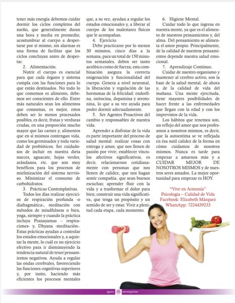 Hábitos para Mantener una Mente Saludable